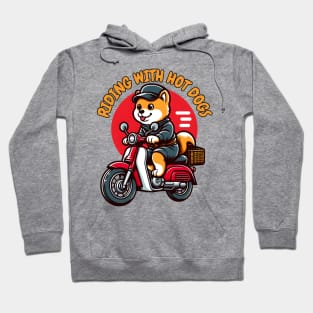 Puppy biking Hoodie